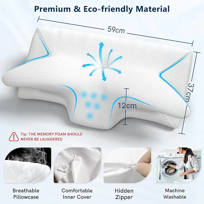 AxisAlignPro™ – Cervical Alignment Pillow