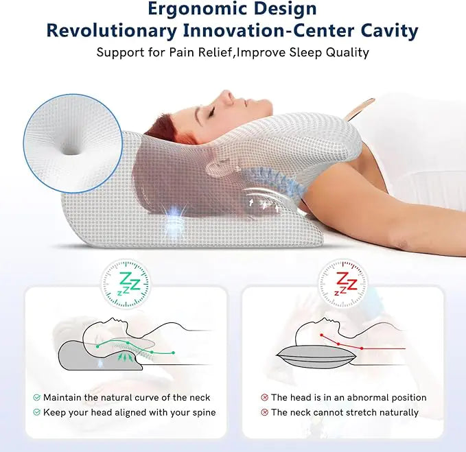 AxisAlignPro™ – Cervical Alignment Pillow